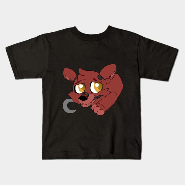 Nightmare Foxy Kids T-Shirt by TyphoonCinema